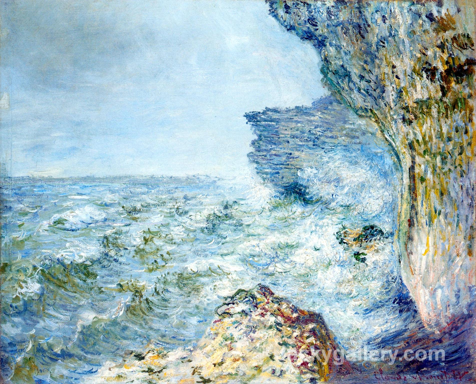 The Sea at Fecamp by Claude Monet paintings reproduction
